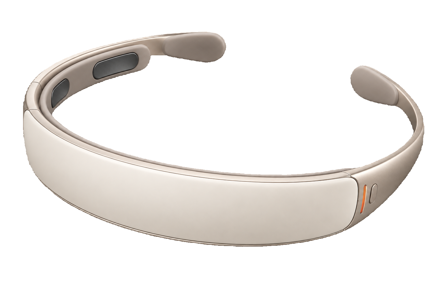 qBand Air in ivory with a smooth sculpted finish