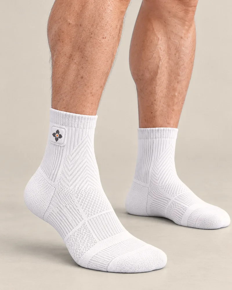 The Everyday Socks in White, worn