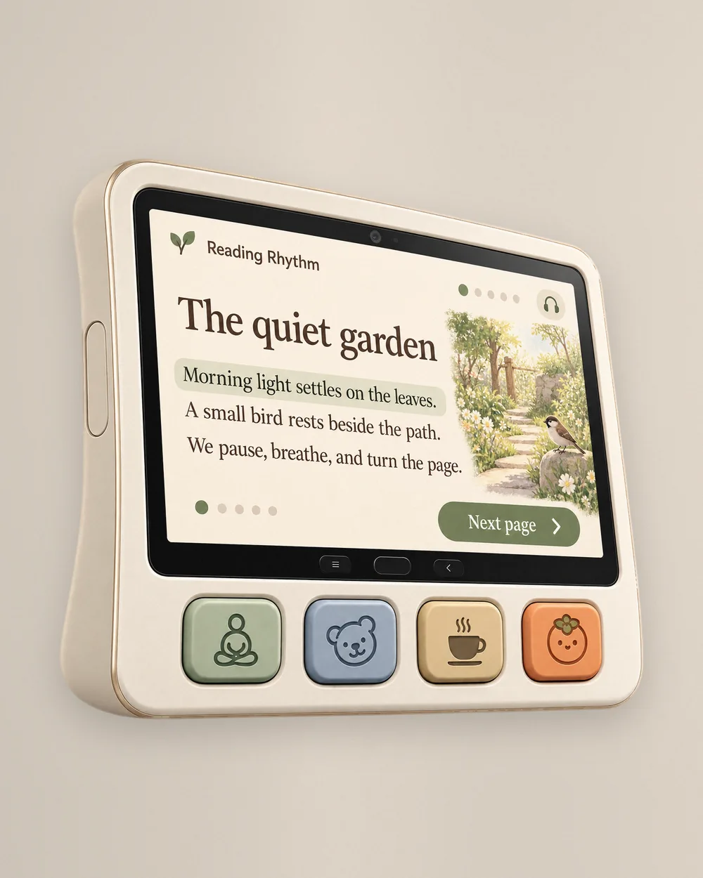 qPad One in Ivory