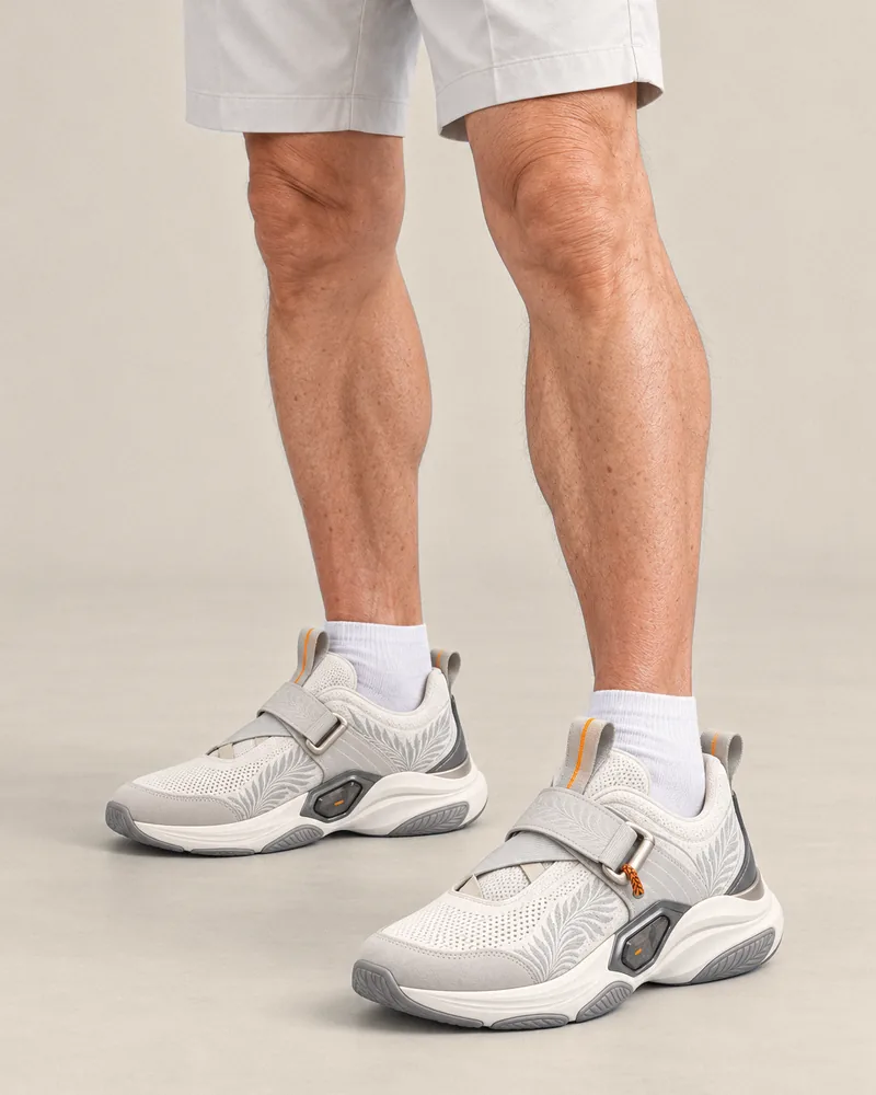 The Quest Stride in Ivory, worn